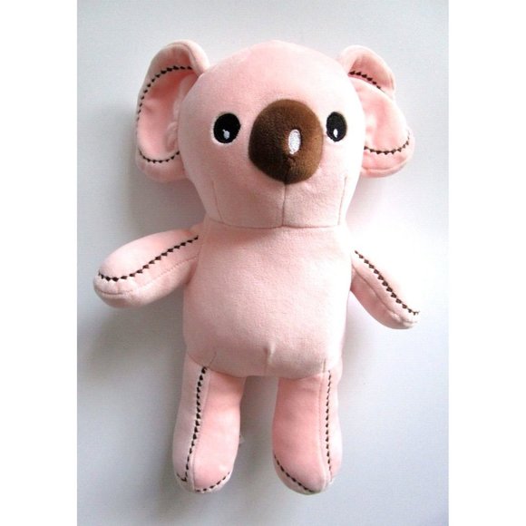 Miniso Life Style Pink Bear Plush Stuffed Animal Toy 12"  Soft & Squishy Unique - Picture 1 of 14